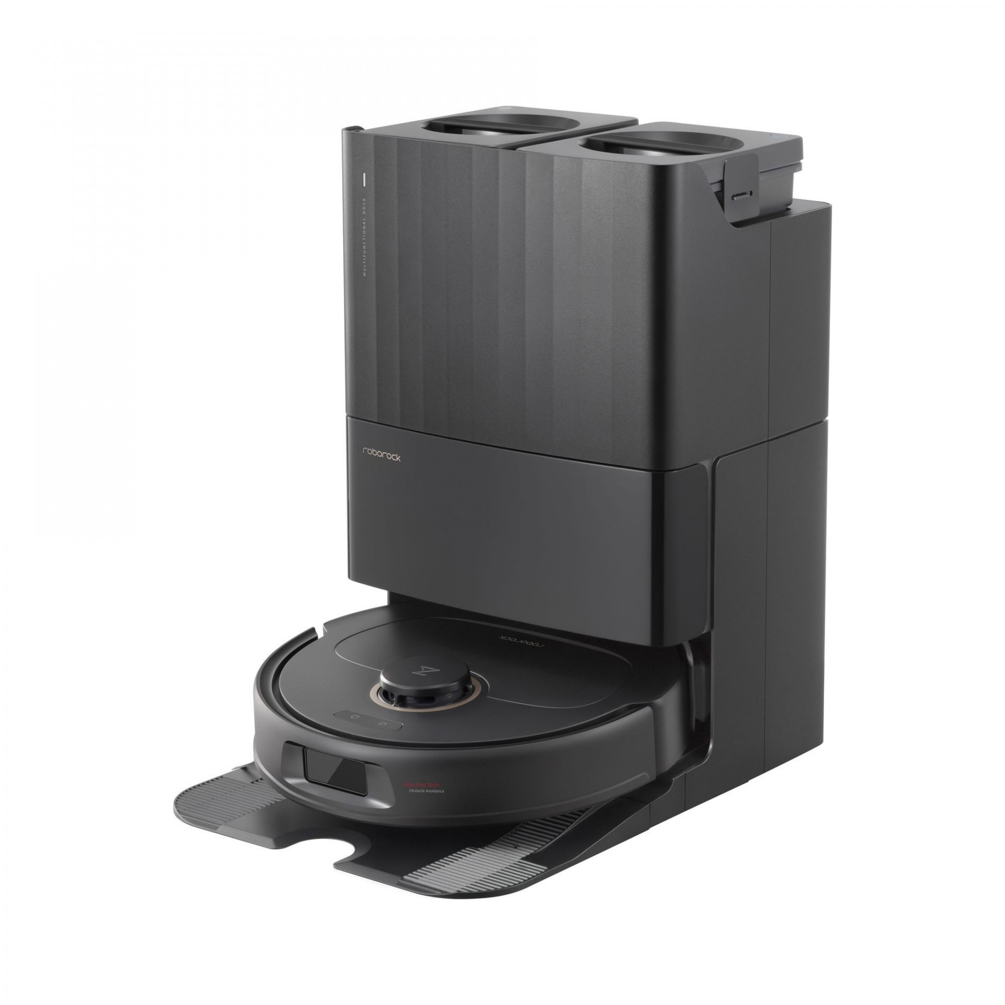 Робот-пилосос з вологим прибиранням RoboRock Q Revo Pro Black (QRP52-00)